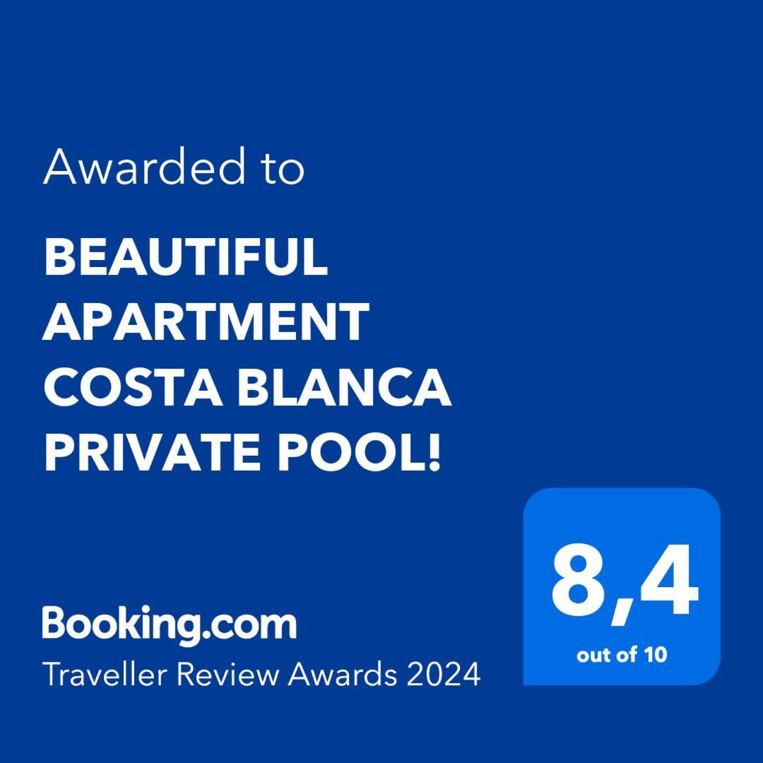 Beautiful Apartment Costa Blanca Private Pool! Олива Экстерьер фото